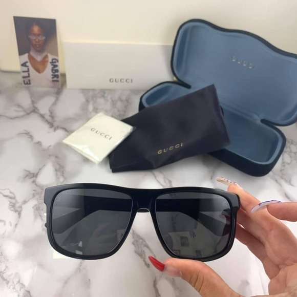 NEW Gucci GG0010S Black Unisex Sunglasses